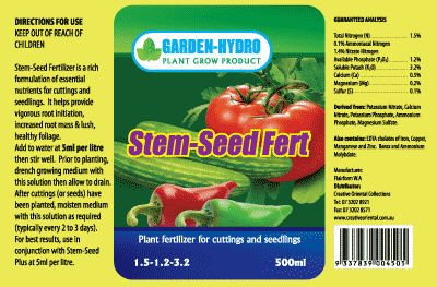 Stem Seed Fert